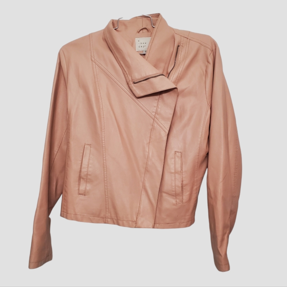 A NEW DAY | Pink Leather Jacket - Size XL